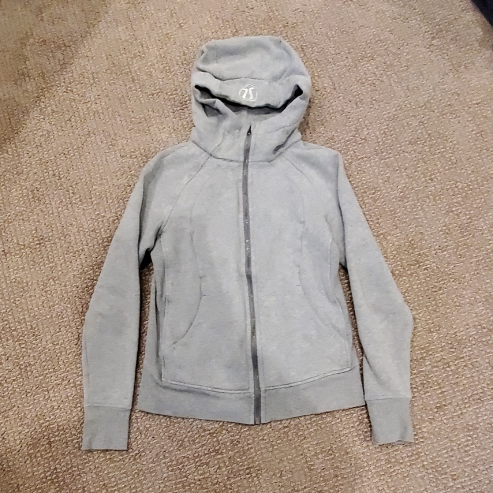 Lululemon grey scuba hoodie